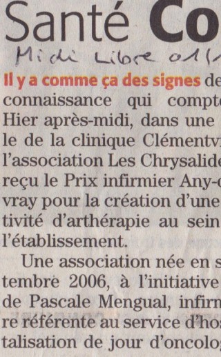 Midi Libre novembre 2007